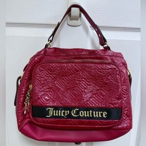 Vintage Juicy Couture Red Bag with Star Charms